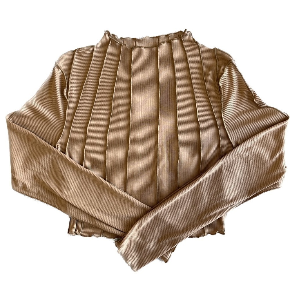 SHEIN Tan Crop Tops Size Small